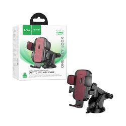 Hoco Car Phone Holder H65 Gamble for Dashboard Black Red Hoco Car Phone Holder H65 Gamble for Dashboard Black Red